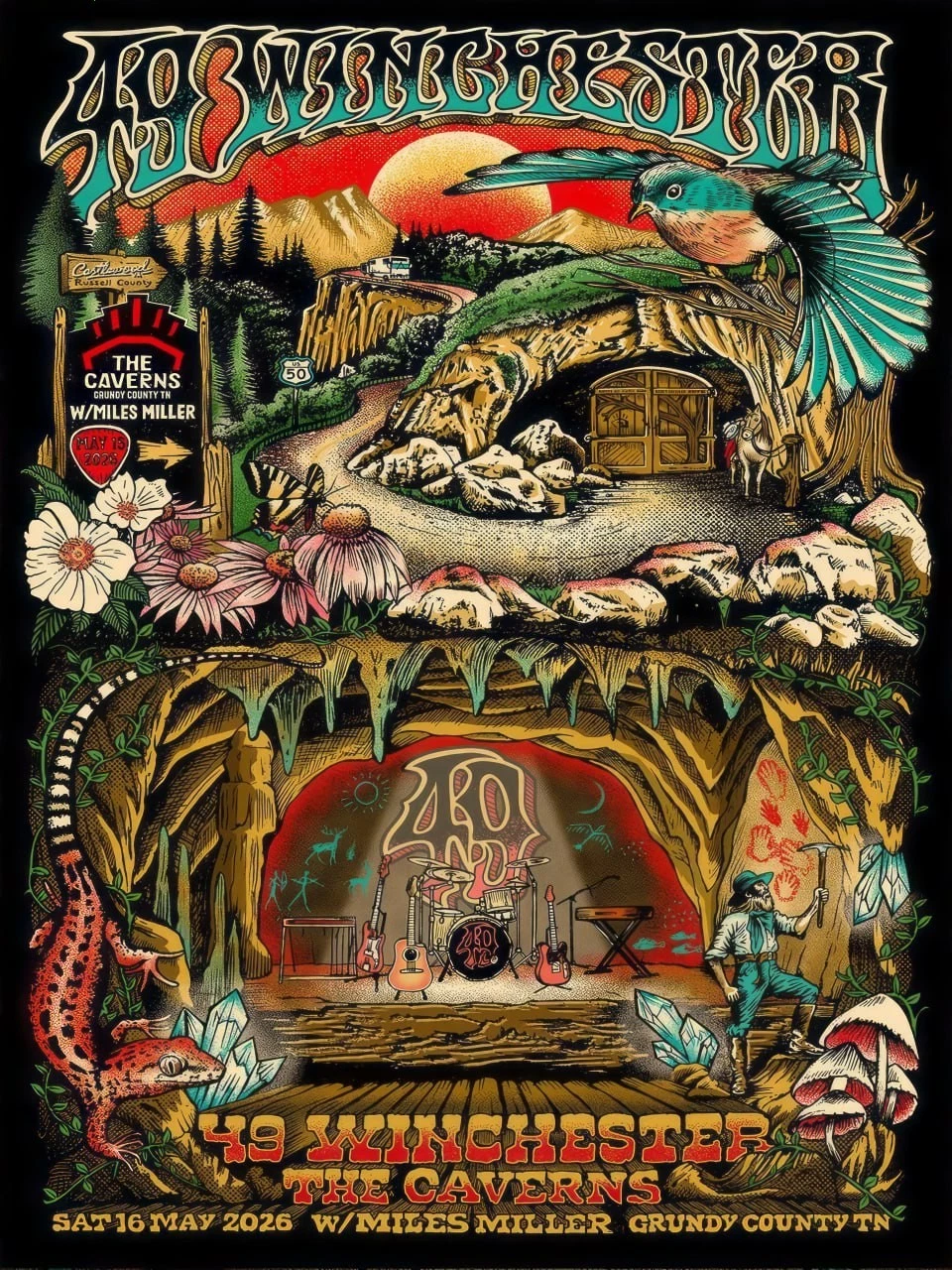 49 Winchester concert tour poster 2026